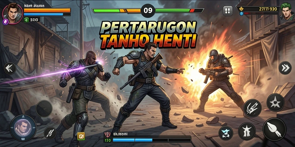 Screenshot menunjukkan aksi seru dalam pertarungan di 2739.