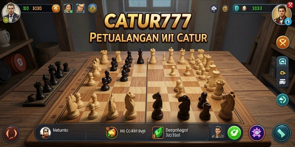 Tampilan screenshot CATUR777 dengan gameplay petualangan yang menarik.