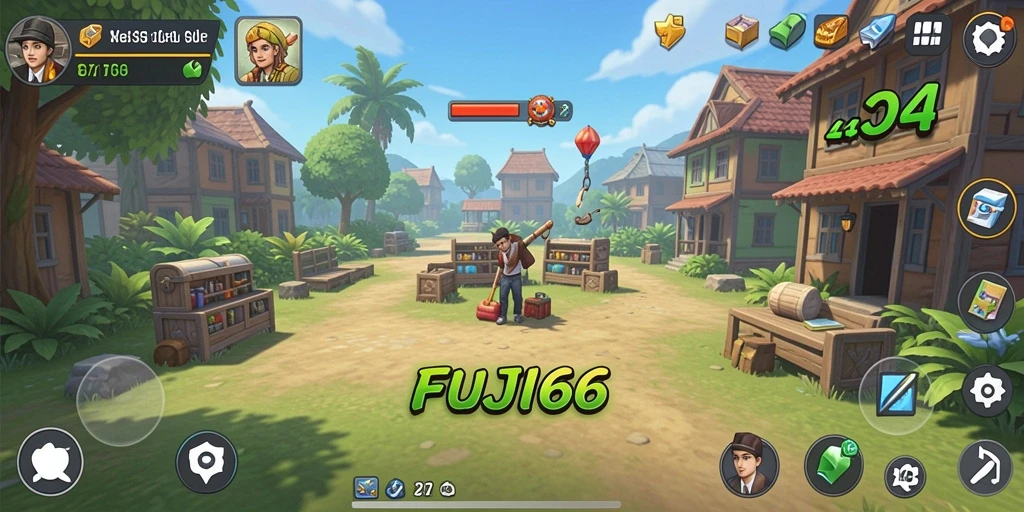 Tampilan gameplay FUJI66 yang santai dan menarik.