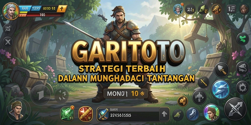 Screenshot GARITOTO menunjukkan tampilan gameplay yang intens dan strategis.