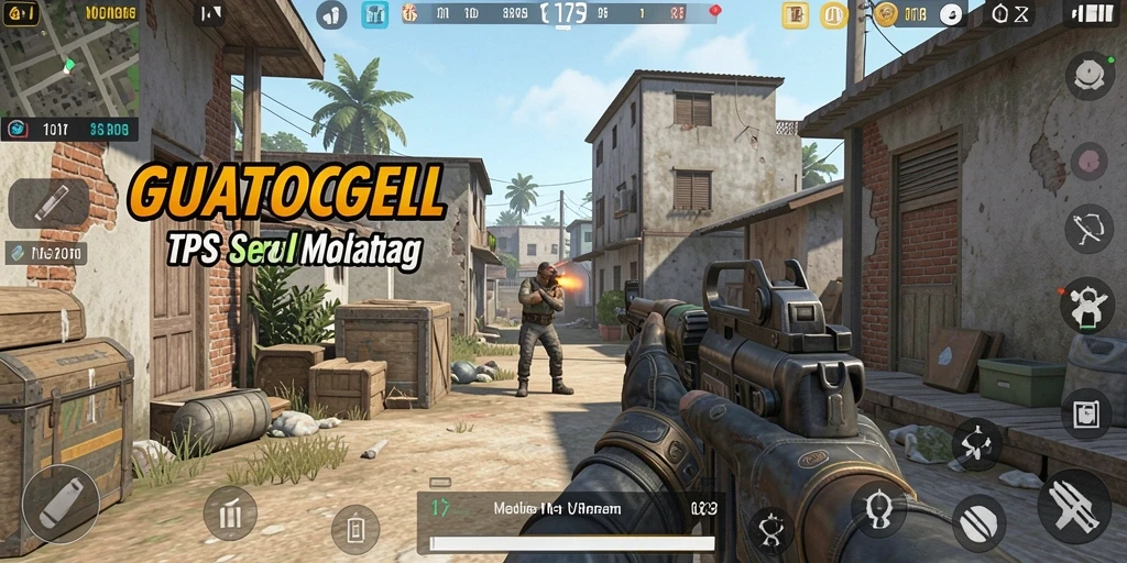 Tampilan gameplay GUATOGEL yang menarik dan dinamis.