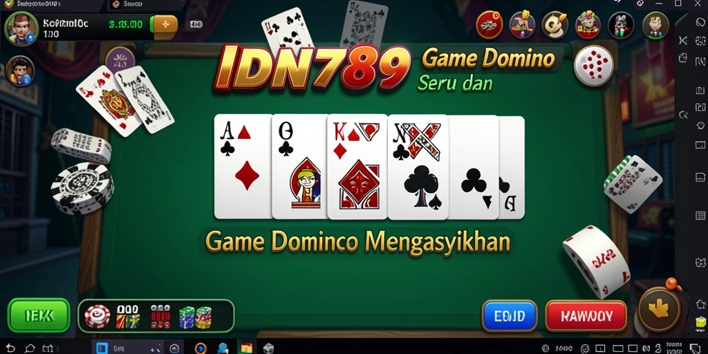 Tampilan gameplay seru dari IDN789 yang menggiurkan.