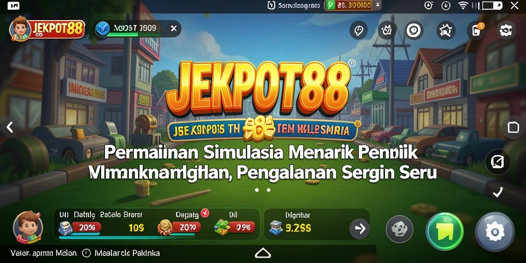 Tampilan gameplay <strong>JEKPOT88</strong> yang mendebarkan dan penuh aksi.