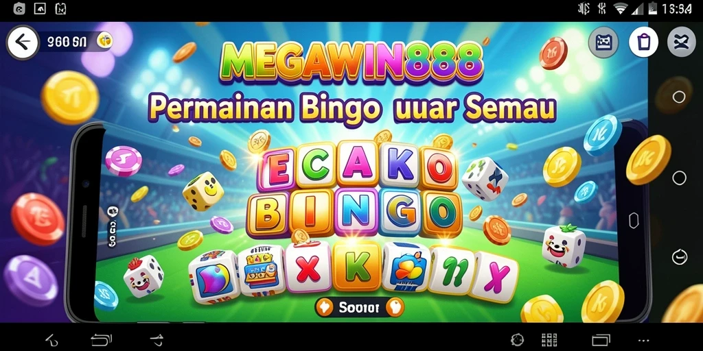 Screenshot MEGAWIN888 yang menampilkan gameplay Bingo yang menyenangkan.