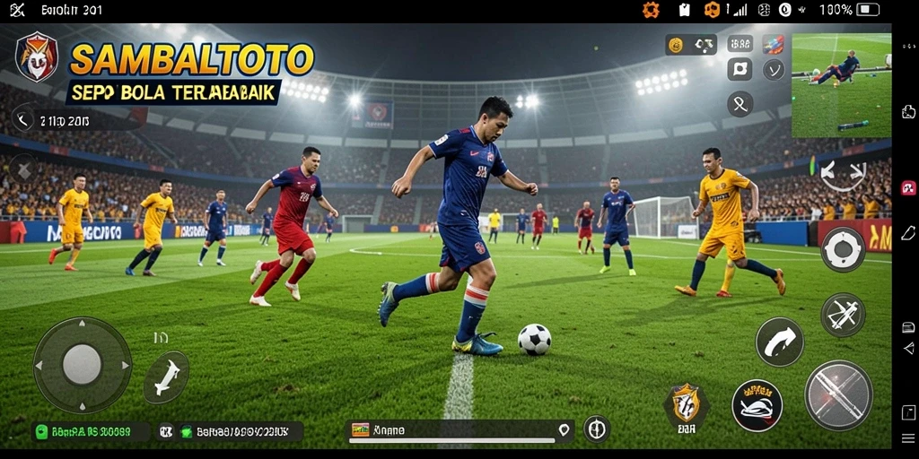 Pengalaman game sepak bola yang menarik dan mendebarkan.