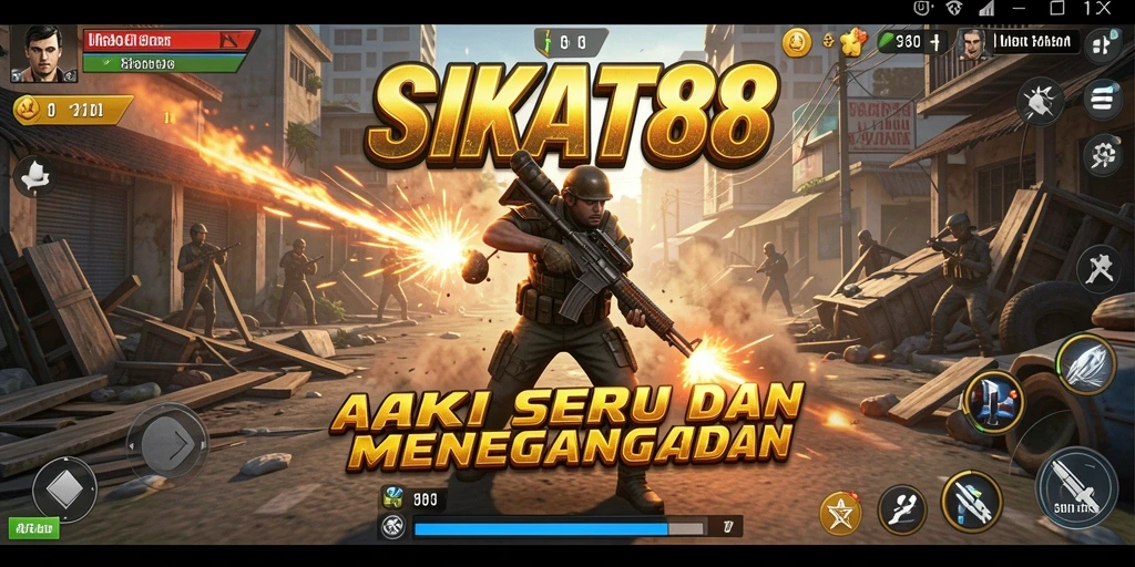 Screenshot utama SIKAT88 menampilkan gameplay aksi yang mendebarkan.