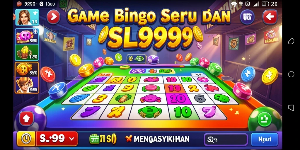 Tampilan gameplay SL999 yang seru dan menarik dalam permainan Bingo.