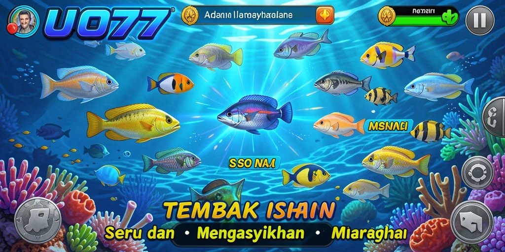 Tampilan menarik dari gameplay Tembak Ikan di UFO77.